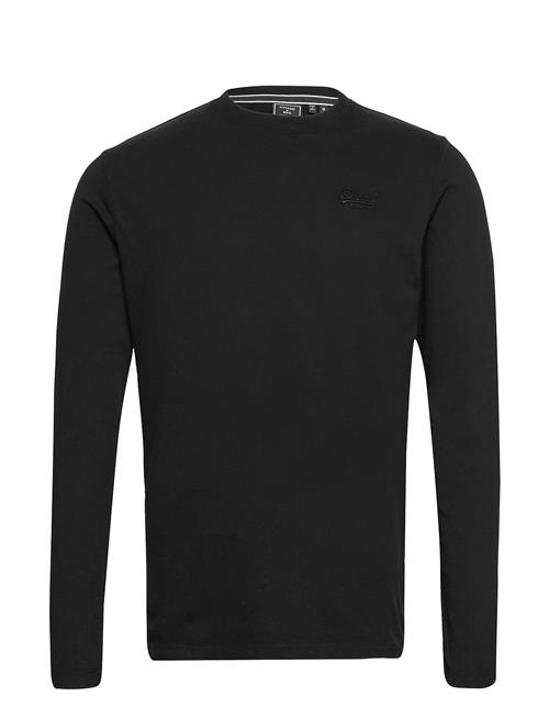 Superdry Vintage Logo Emb L/S Top Superdry Black