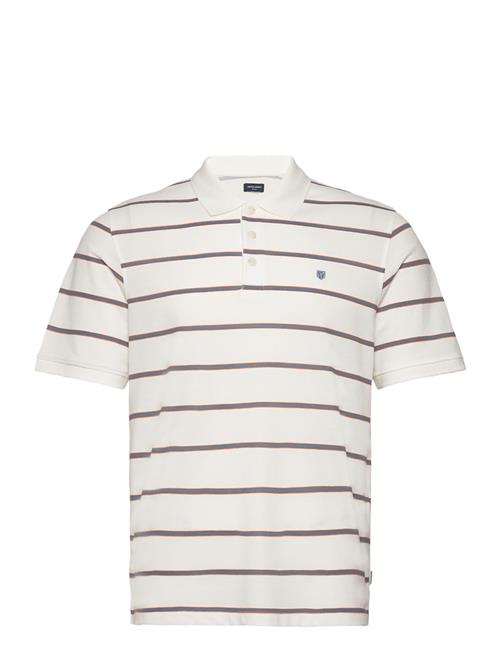 Jack & Jones Jprbluwin Polo Ss Stripe Jack & J S White