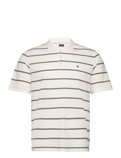 Jack & Jones Jprbluwin Polo Ss Stripe Jack & J S White