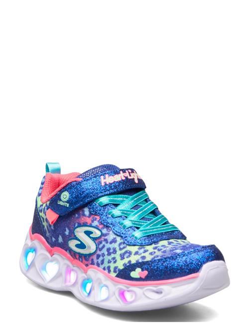 Se Skechers Girls S-Lights Heart Lights - Love Match Skechers Blue ved Booztlet