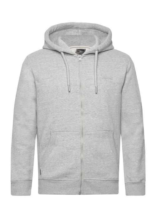 Superdry Vintage Logo Emb Ziphood Superdry Grey