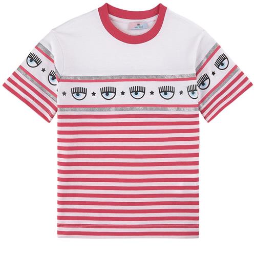 Monnalisa Striped T-shirt Rød | Lyserød | 8 years