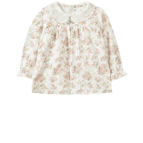 Tartine et Chocolat Blomstret Bluse Cremefarvet |  | 9 months