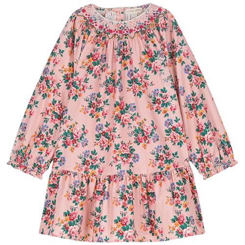 Louise Misha Bahya Kjole Pink Seylan Flowers | Lyserød | 3 years