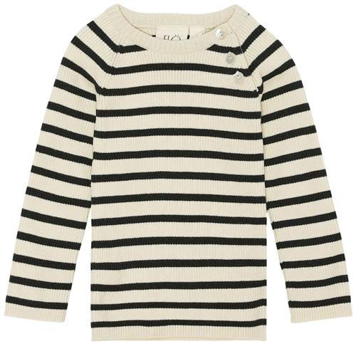 Se Flöss Flye Stribet Trøje Navy/Offwhite |  | 74 cm ved Babyshop