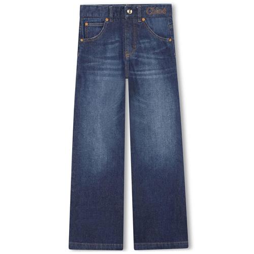 Se Chloé Logo Jeans Blå | Blå | 14 years ved Babyshop