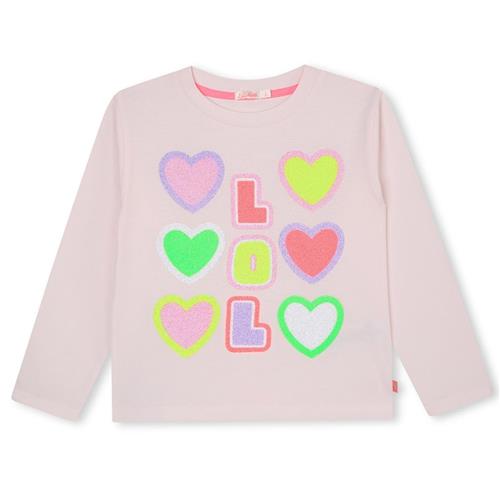 Se Billieblush Langærmet T-shirt Med Tryk Lyserød | Lyserød | 3 years ved Babyshop