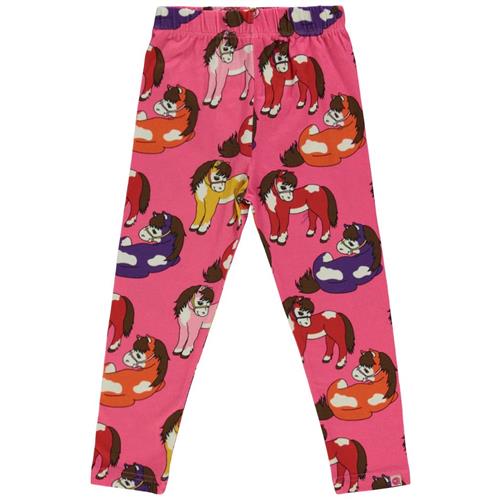 Småfolk Leggings Med Hester Pink | Lyserød | 4-5 years