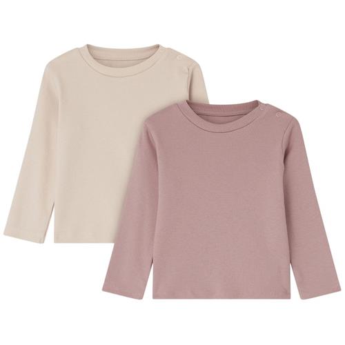 Buddy & Hope 2-pak Tia T-shirter Off White/Pink Mauve | Lyserød | 98/104 cm