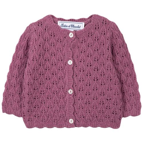 Se Tartine et Chocolat Cardigan Lilla | Lilla | 2 years ved Babyshop