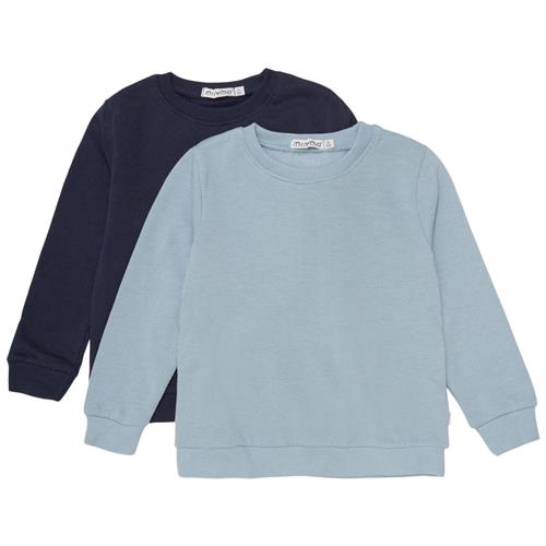 Minymo 2-pak Basic Sweatshirter Navyblå | Marine blå | 116 cm