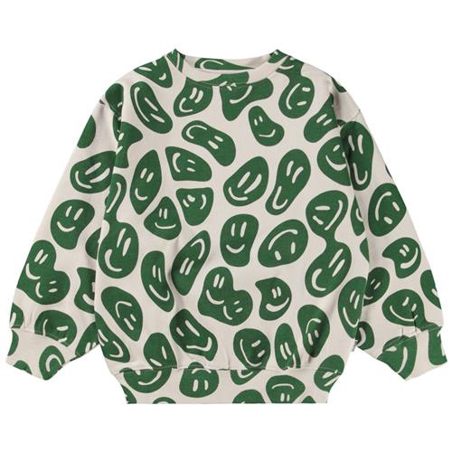 Se Molo GOTS Monti Sweatshirt Smile on Nature | Grønn | 176 cm ved Babyshop