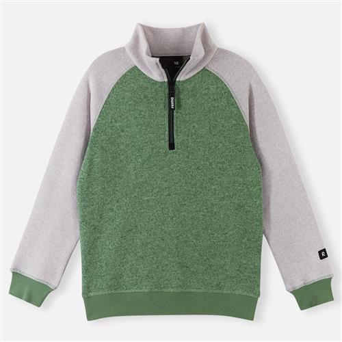 Se Reima Neulus Fleecesweater Green Clay | Grønn | 152 cm ved Babyshop