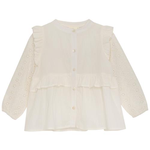 EnFant GOTS Bluse Med Broderie Anglaise Eggnog |  | 92 cm