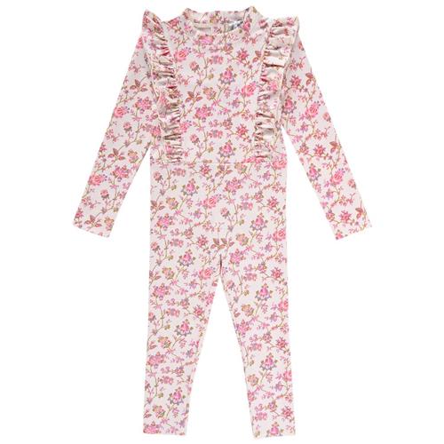 Se Louise Misha Linette UV-dragt Cream Bucolia Fields | Lyserød | 18 months ved Babyshop