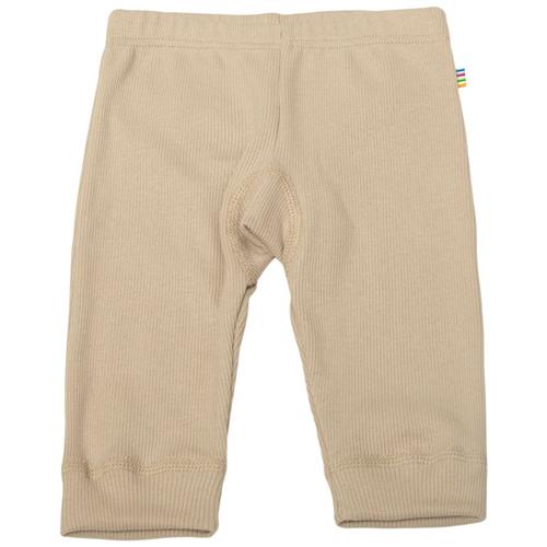 Se Joha Ribbede Leggings Beige | Beige | 40 cm ved Babyshop