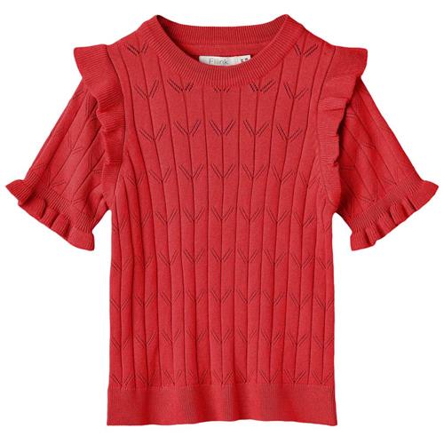 Se Fliink Sunny Strikket Top High Risk Red | Rød | 3 years ved Babyshop