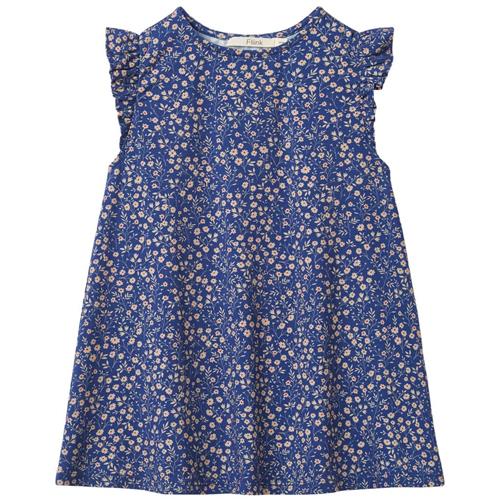 Se Fliink Kelly Blomstret Kjole Mazerine Blue | Blå | 86 cm ved Babyshop