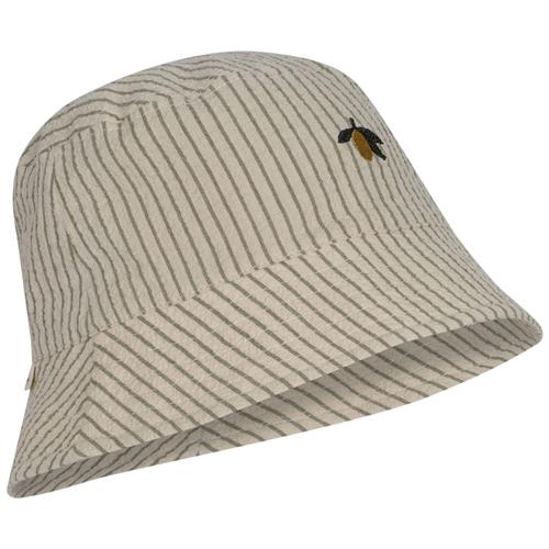 Konges Sløjd GOTS Elliot Stribet Solhat Tea | Beige | 2-4 years