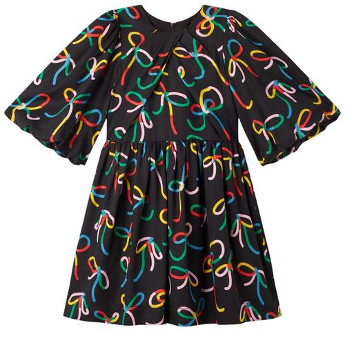 Stella McCartney Kids Mønstret Kjole Sort | Sort | 4 years