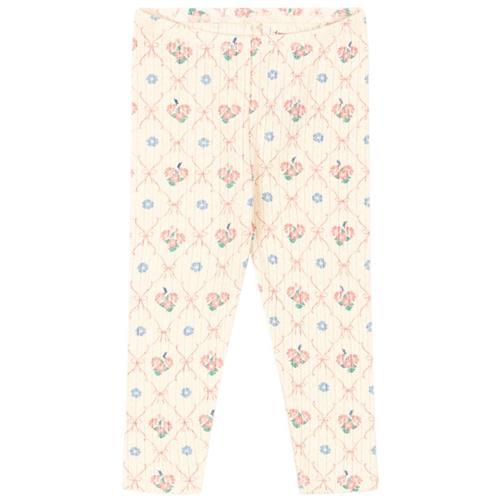 Konges Sløjd Minnie Pants Gots - Fleur Decor | Hvid | 0-1 months