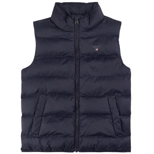 Se GANT Puffervest Navyblå | Marine blå | 170 cm ved Babyshop