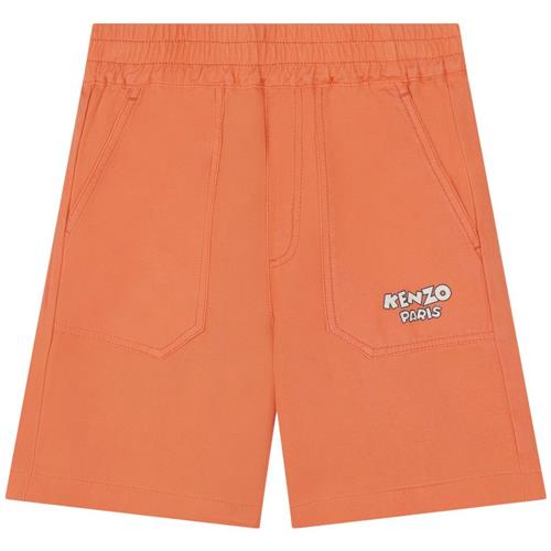 Se Kenzo Logo Bermudashorts Poppy | Orange | 14 years ved Babyshop