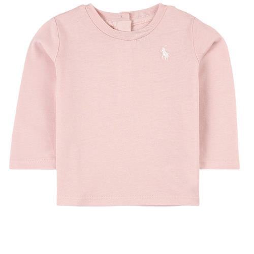 Ralph Lauren Logo Langærmet T-shirt Lyserød | Lyserød | 12 months