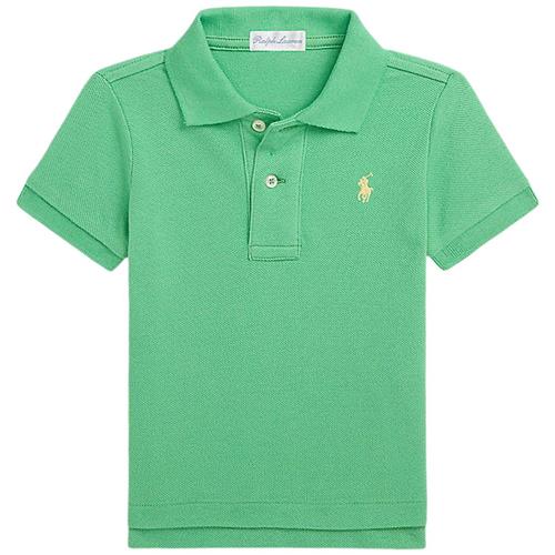 Se Ralph Lauren Logo Poloshirt Classic Kelly | Grønn | 3 months ved Babyshop