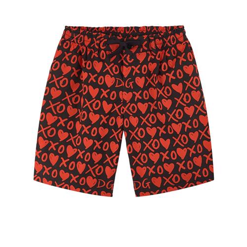 Dolce & Gabbana Heart Print Shorts Rødt | Rød | 8 years