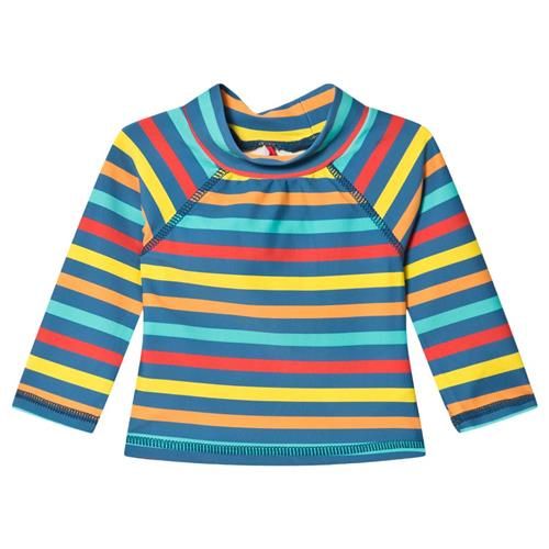 Frugi Stribet Svømmetop Multifarvet | Blå | 0-3 months