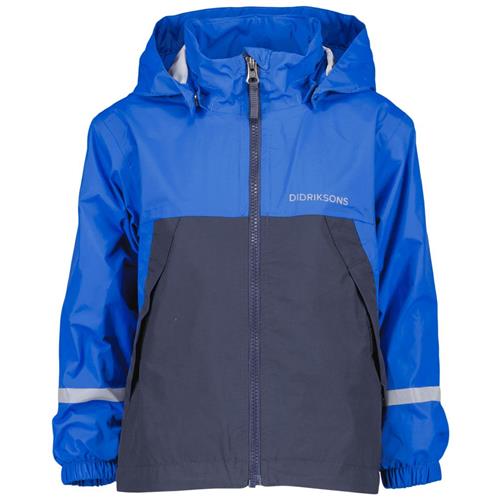 Se Didriksons Bladet Raincoat Caribbean blue | Blå | 100 cm ved Babyshop