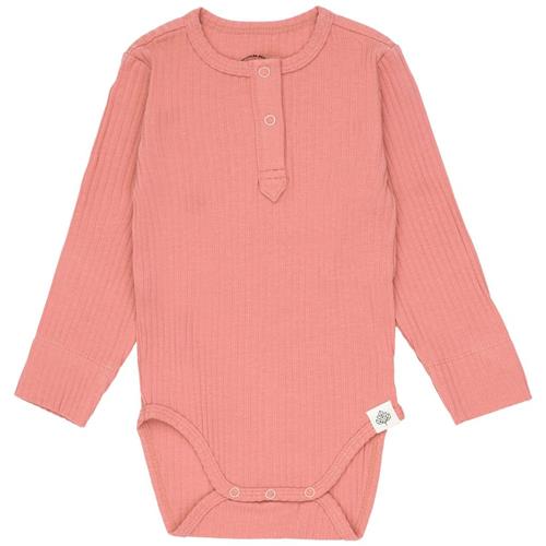 Se Gullkorn Design Raffen Babybody Rose | Lyserød | 56 cm ved Babyshop