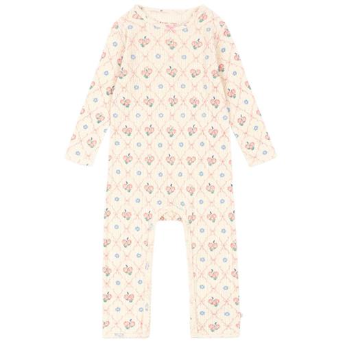 Konges Sløjd Minnie Onesie Gots - Fleur Decor | Hvid | 12 months