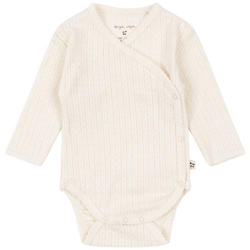 Konges Sløjd Minnie Newborn Body Gots - Antique White | Hvid | 0-1 months