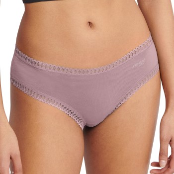 Sloggi Trusser 3P GO Crush Hipster Briefs Sand/rosa bomuld Small Dame