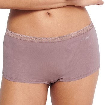 Sloggi Trusser 3P GO Crush Hipster Shorts Sand/rosa bomuld Small Dame