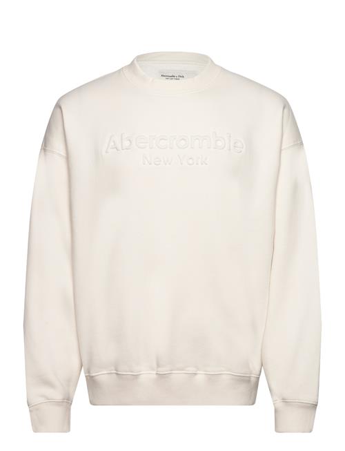 Abercrombie & Fitch Anf Mens Sweatshirts Abercrombie & Fitch Cream