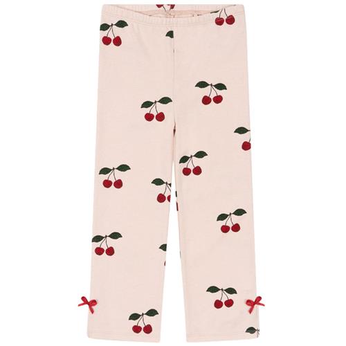 Se Konges Sløjd Drey Slit Pants Gots - Ma Grande Cerise Peony | Lyserød | 12 months ved Babyshop