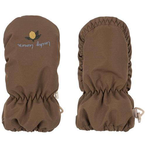 Konges Sløjd NOHR SNOW BABY MITTENS WALNUT | Brun | 6-9 months