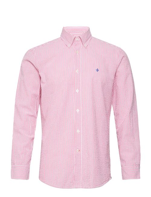 Morris Seersucker Bd Shirt Morris Pink