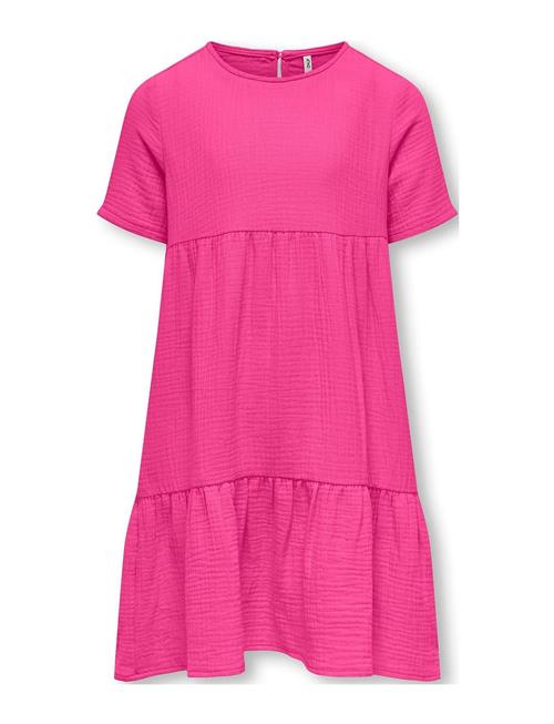 Kids Only Kogthyra S/S Layered Dress Wvn Kids Only Pink