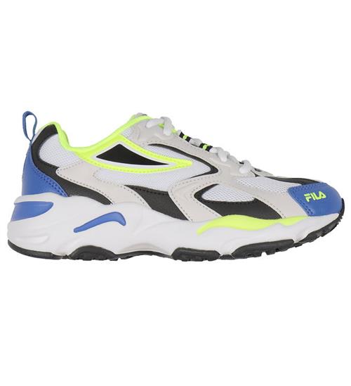 Se Fila Sko - CR-CW02 Ray Tracer - Nimbus Cloud/Sort/Safety Yellow ved KidsWorld