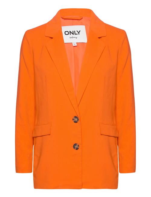 Se ONLY Onlaris Life L/S Loose Blazer Cc Tlr ONLY Orange ved Booztlet