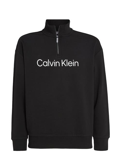 Calvin Klein Hero Logo Comfort Quarter Zip Calvin Klein Black