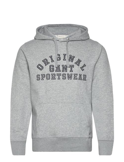 Se GANT Original Graphic Hoodie GANT Grey ved Booztlet