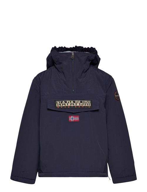 Se Napapijri Rainforest Winter Anorak Jacket Napapijri Navy ved Booztlet