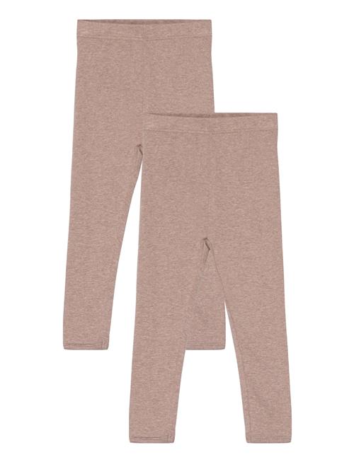 Copenhagen Colors Melange 2-Pack Leggings Copenhagen Colors Beige