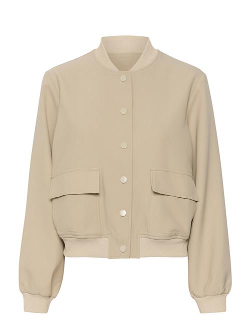 My Essential Wardrobe Meganmw Bomber Jacket My Essential Wardrobe Beige