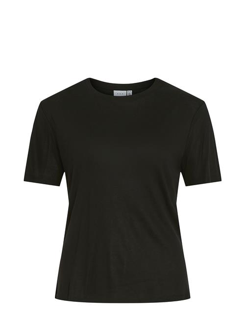 Se Vila Vialexia O-Neck S/S T-Shirt - Noos Vila Black ved Booztlet